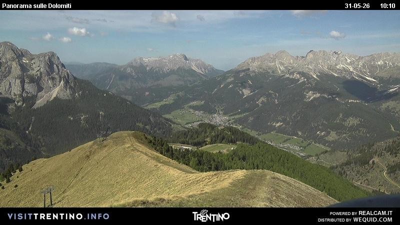 Archiv Foto Webcam Fassatal Buffaure - Vigo di Fassa