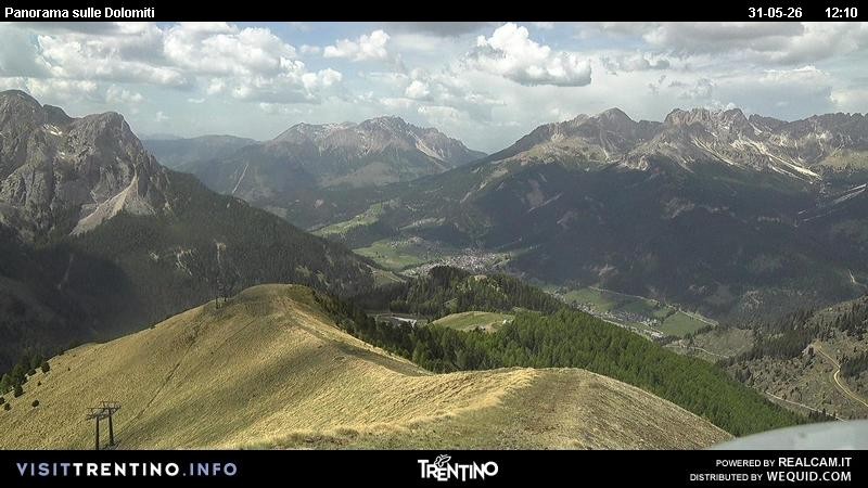 Archiv Foto Webcam Fassatal Buffaure - Vigo di Fassa