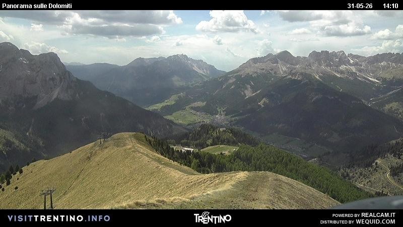 Archiv Foto Webcam Fassatal Buffaure - Vigo di Fassa