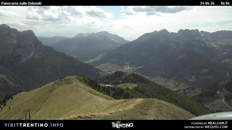 Archiv Foto Webcam Fassatal Buffaure - Vigo di Fassa