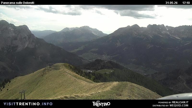Archiv Foto Webcam Fassatal Buffaure - Vigo di Fassa