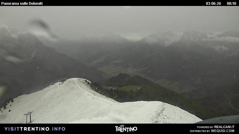 Archived image Webcam Fassatal Buffaure towards Vigo di Fassa