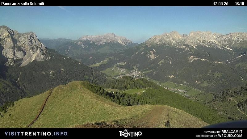 Archived image Webcam Fassatal Buffaure towards Vigo di Fassa