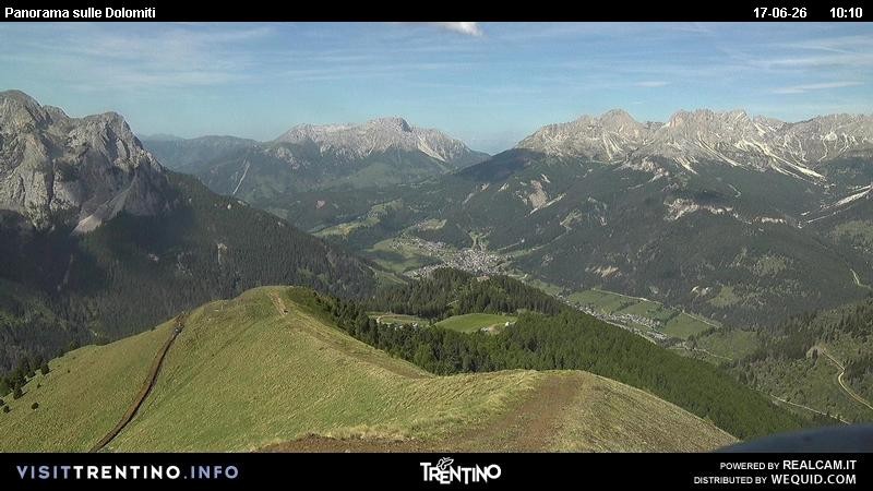 Archived image Webcam Fassatal Buffaure towards Vigo di Fassa