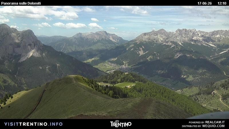 Archiv Foto Webcam Fassatal Buffaure - Vigo di Fassa