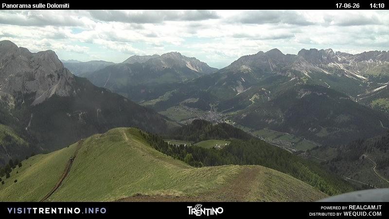 Archiv Foto Webcam Fassatal Buffaure - Vigo di Fassa