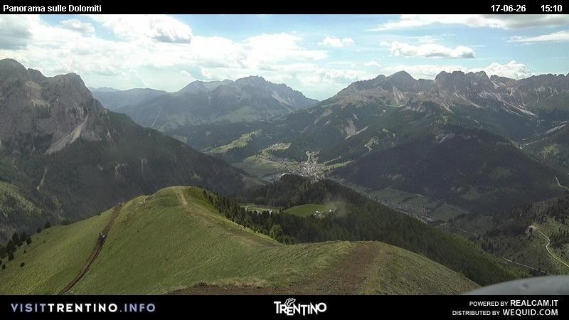Archiv Foto Webcam Fassatal Buffaure - Vigo di Fassa