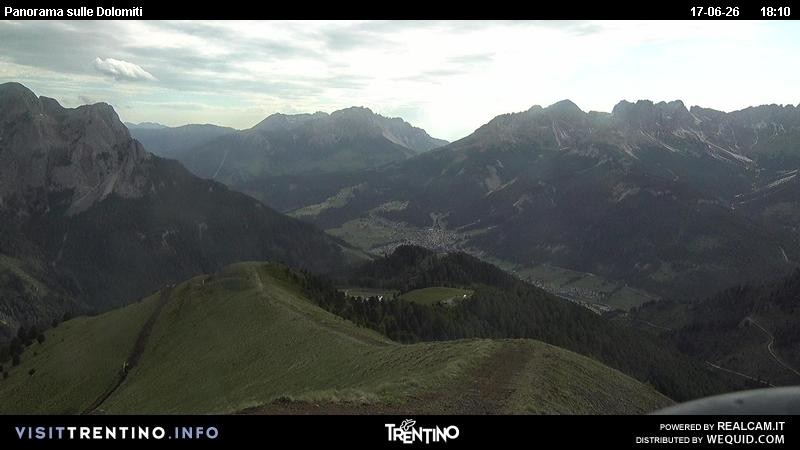 Archived image Webcam Fassatal Buffaure towards Vigo di Fassa
