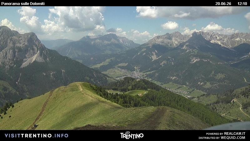 Archived image Webcam Fassatal Buffaure towards Vigo di Fassa