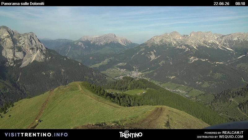Archiv Foto Webcam Fassatal Buffaure - Vigo di Fassa