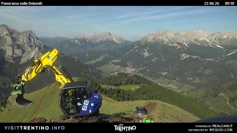 Archiv Foto Webcam Fassatal Buffaure - Vigo di Fassa