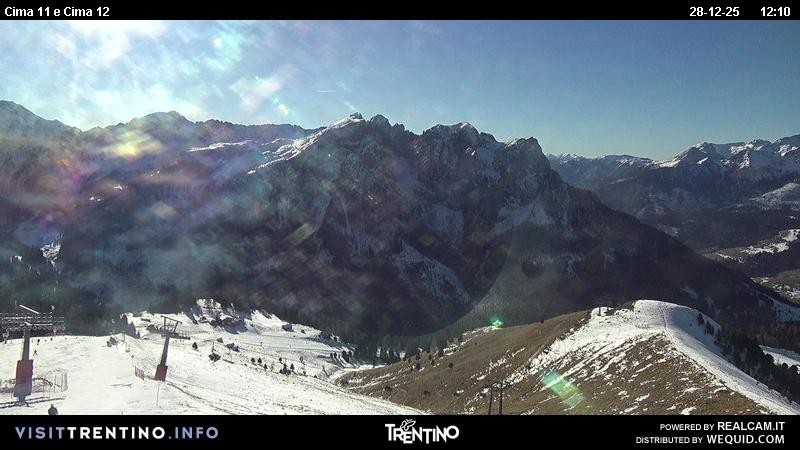 Archiv Foto Webcam Col de Valvacin und Catinaccio
