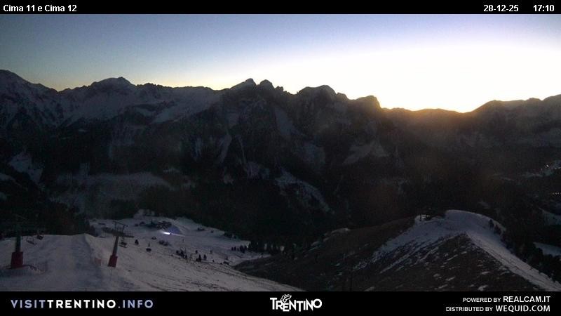 Archiv Foto Webcam Col de Valvacin und Catinaccio