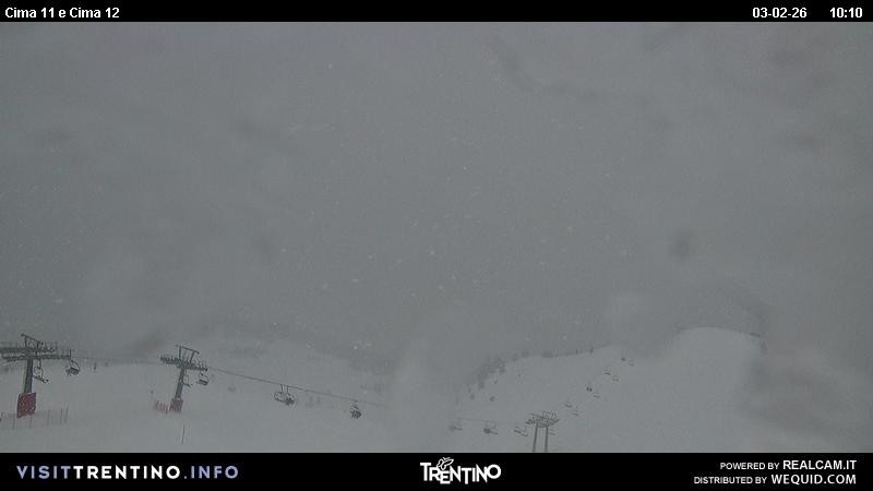 Archiv Foto Webcam Col de Valvacin und Catinaccio