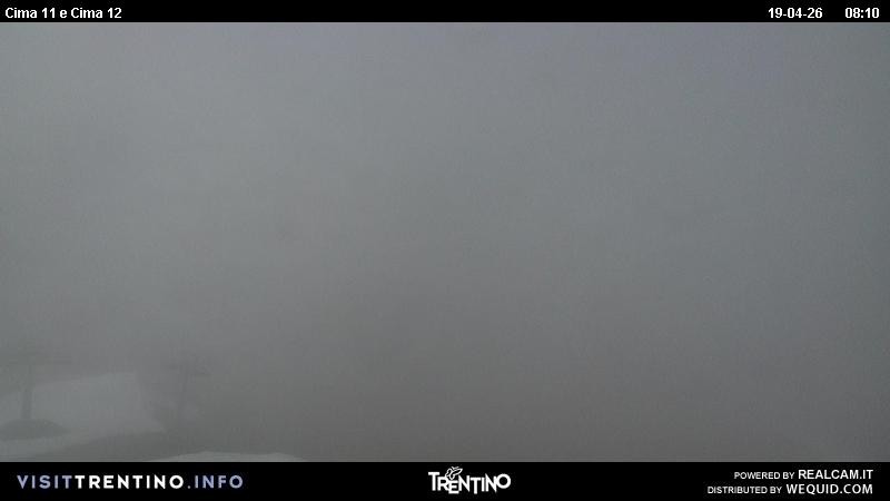 Archiv Foto Webcam Col de Valvacin und Catinaccio