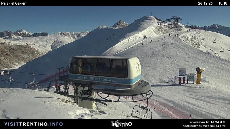 Archiv Foto Webcam Pala del Geiger