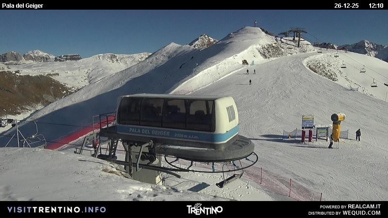 Archiv Foto Webcam Pala del Geiger