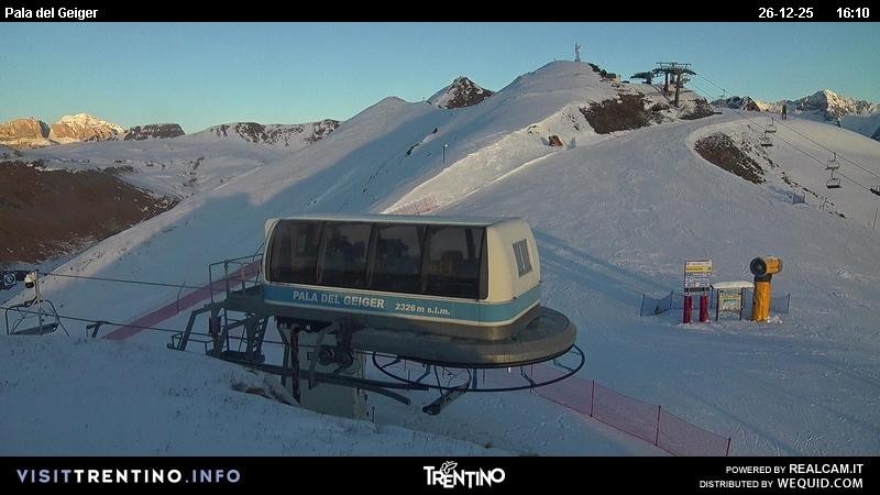 Archiv Foto Webcam Pala del Geiger