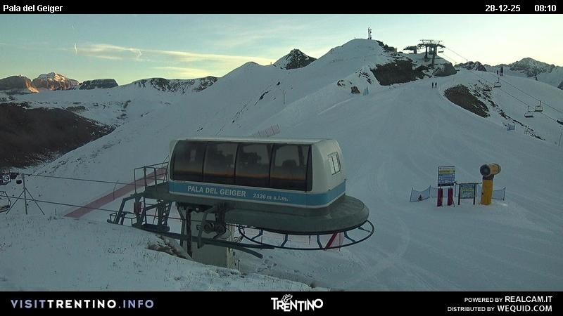 Archiv Foto Webcam Pala del Geiger