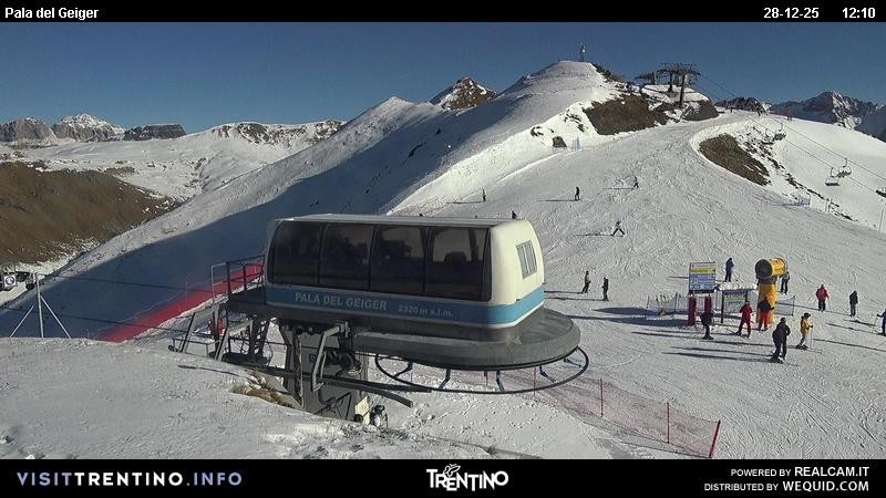 Archiv Foto Webcam Pala del Geiger