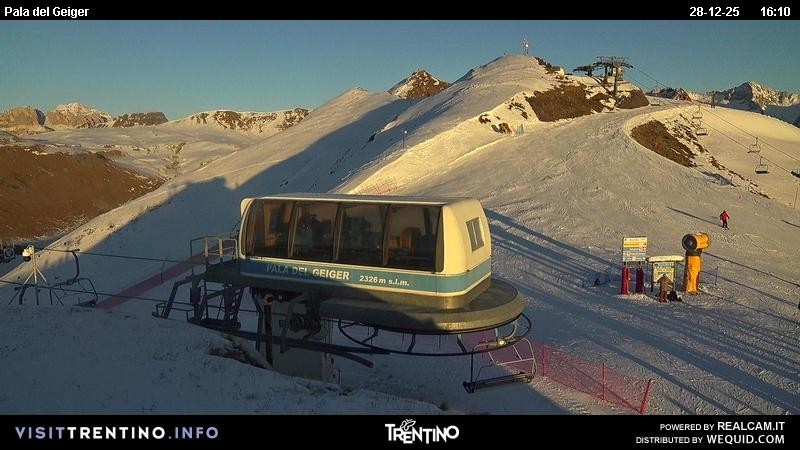 Archiv Foto Webcam Pala del Geiger