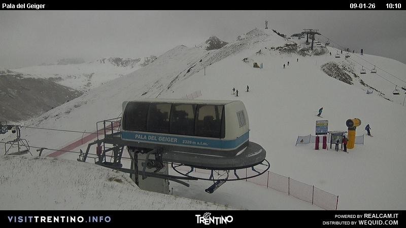 Archived image Webcam Pozza di Fassa - Pala del Geiger