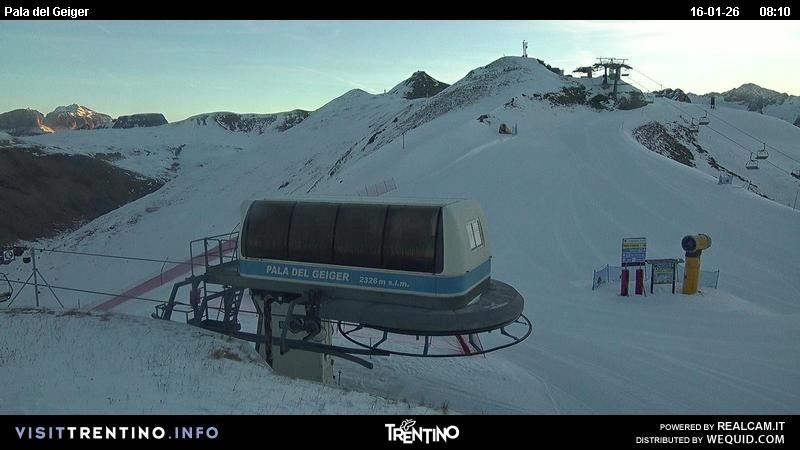 Archiv Foto Webcam Pala del Geiger