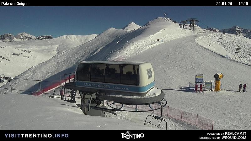 Archiv Foto Webcam Pala del Geiger