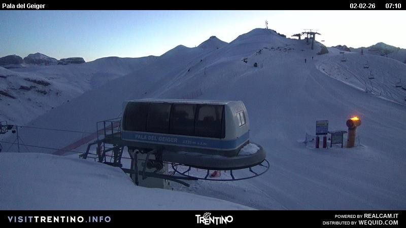 Archiv Foto Webcam Pala del Geiger