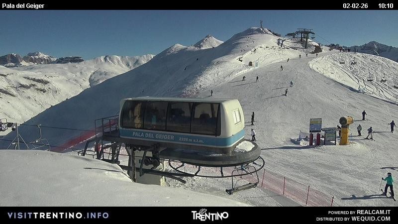 Archiv Foto Webcam Pala del Geiger