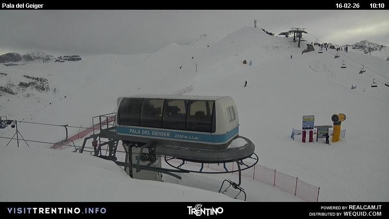 Archived image Webcam Pozza di Fassa - Pala del Geiger