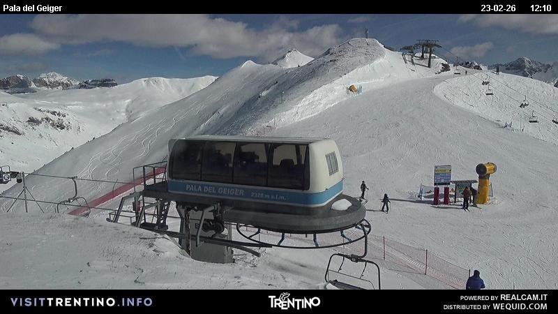 Archived image Webcam Pozza di Fassa - Pala del Geiger