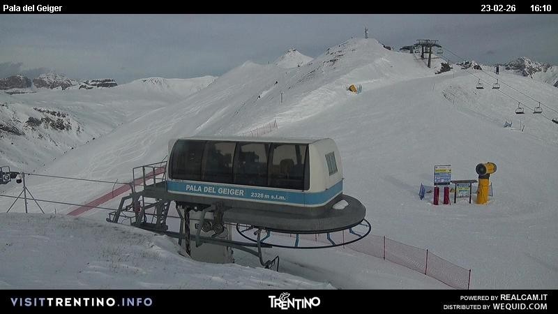 Archived image Webcam Pozza di Fassa - Pala del Geiger