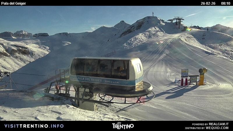 Archiv Foto Webcam Pala del Geiger
