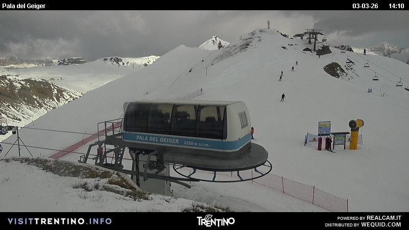 Archiv Foto Webcam Pala del Geiger