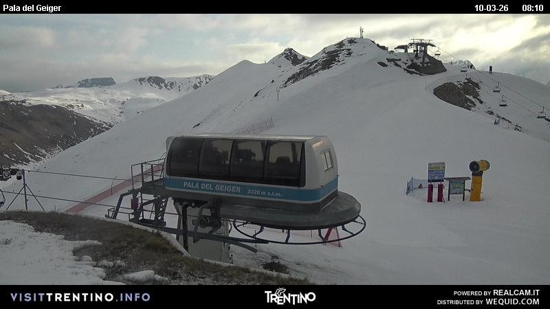 Archiv Foto Webcam Pala del Geiger