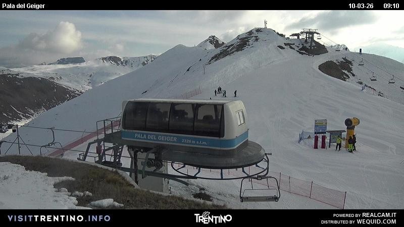 Archiv Foto Webcam Pala del Geiger