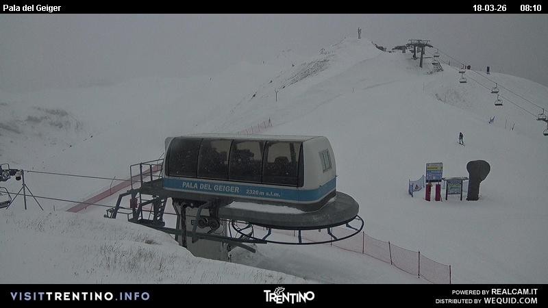 Archiv Foto Webcam Pala del Geiger