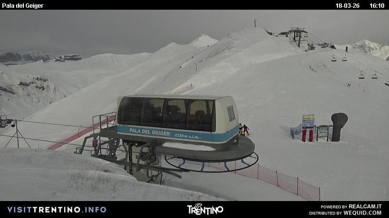 Archiv Foto Webcam Pala del Geiger