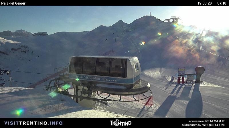 Archiv Foto Webcam Pala del Geiger