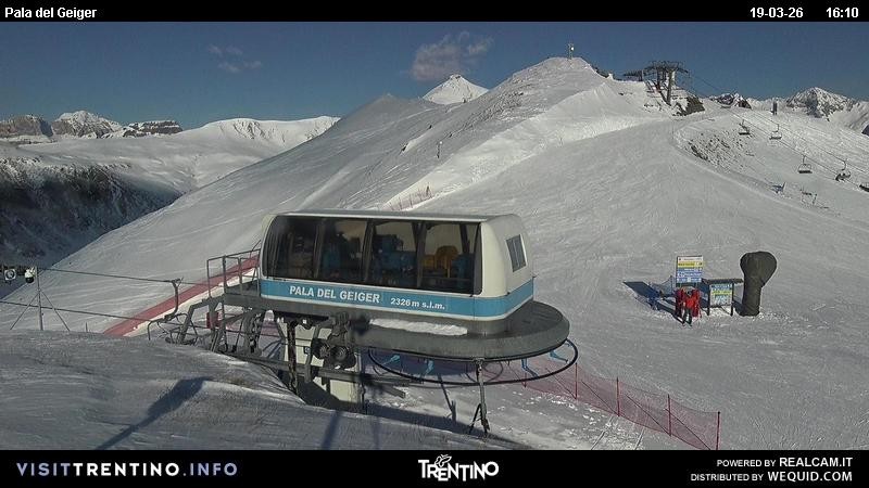 Archiv Foto Webcam Pala del Geiger