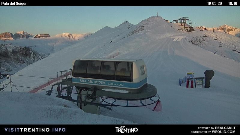 Archiv Foto Webcam Pala del Geiger