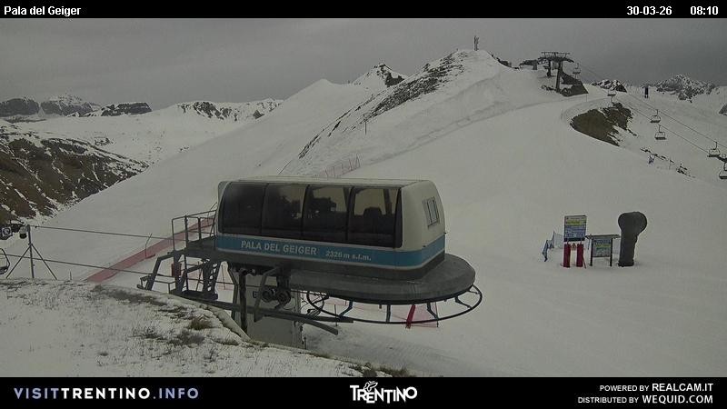 Archiv Foto Webcam Pala del Geiger