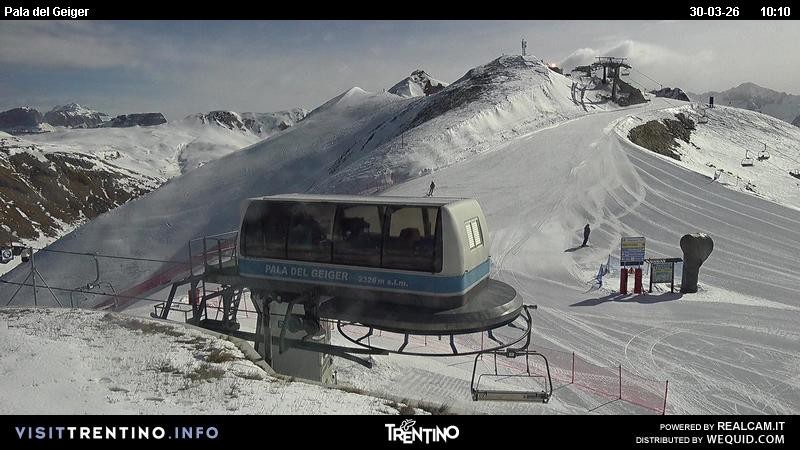 Archiv Foto Webcam Pala del Geiger