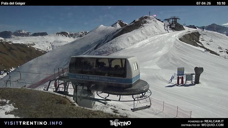 Archiv Foto Webcam Pala del Geiger