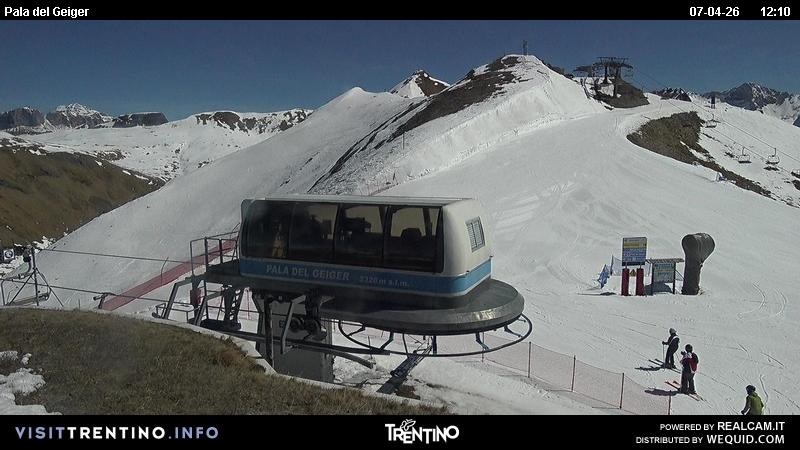 Archiv Foto Webcam Pala del Geiger