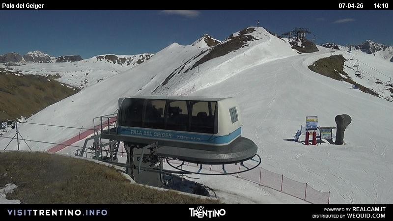 Archiv Foto Webcam Pala del Geiger