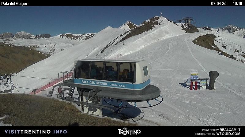 Archiv Foto Webcam Pala del Geiger