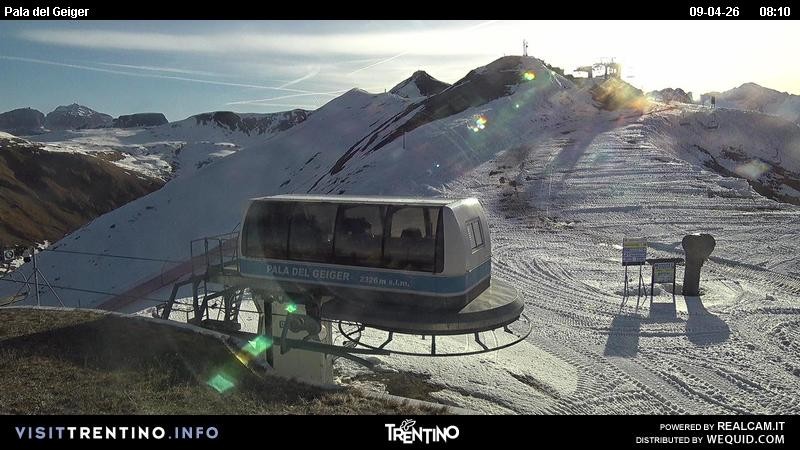 Archived image Webcam Pozza di Fassa - Pala del Geiger