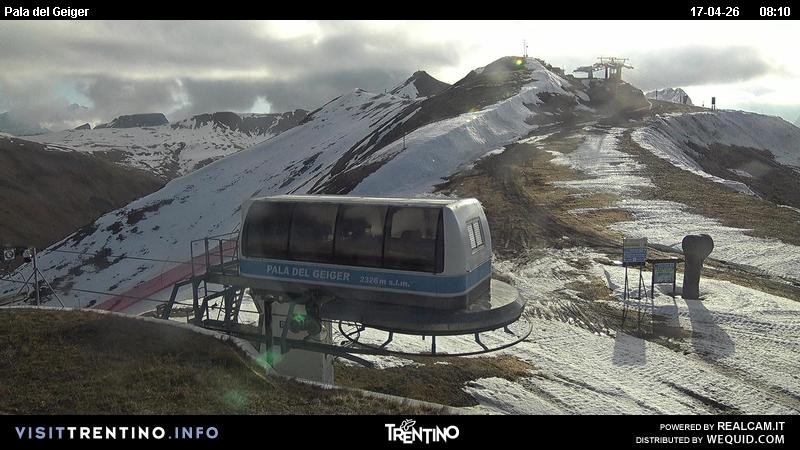 Archiv Foto Webcam Pala del Geiger